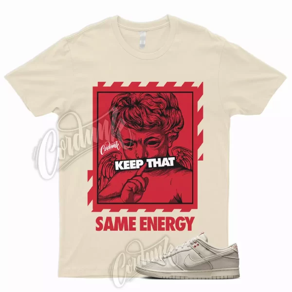 ENERGY T Shirt to Match Dunk Low Light Orewood Brown Sashiko Pale Ivory Sail 1 Jezsport.com