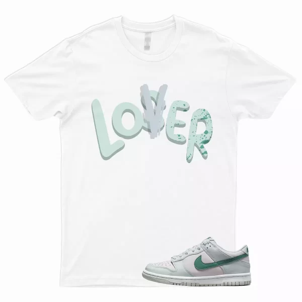 LOVER Shirt to Match Dunk Low Mineral Teal GS Football Grey Pearl Pink Easter 1 Jezsport.com