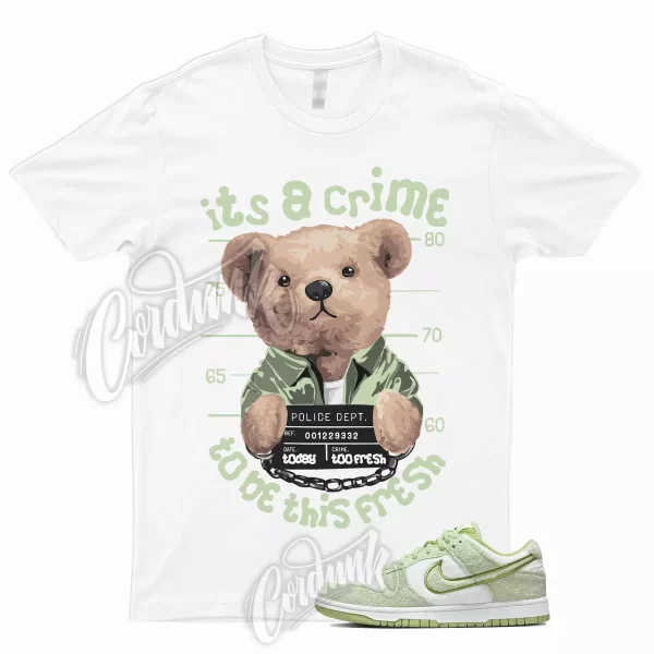 CRIME T Shirt to Match Dunk Low SE Fleece Pack Honeydew Phantom Alligator WMNS Jezsport.com