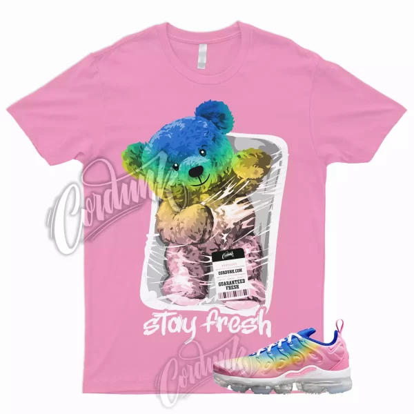 STAY T Shirt to Match Air VaporMax Plus Rainbow Pink Spell Citron Pulse Spring Jezsport.com