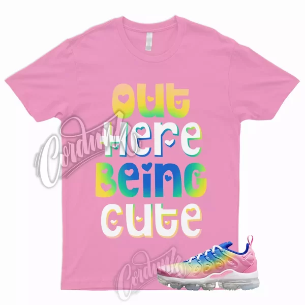 CUTE T Shirt to Match Air VaporMax Plus Rainbow Pink Spell Citron Pulse Spring Jezsport.com