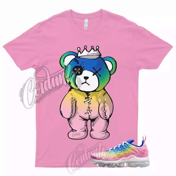 CROWN T Shirt to Match Air VaporMax Plus Rainbow Pink Spell Citron Pulse Spring Jezsport.com