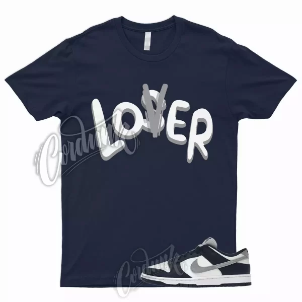 LOVER T Shirt to Match Dunk Low Summit White Midnight Navy Midnight Smoke Grey 1 Jezsport.com