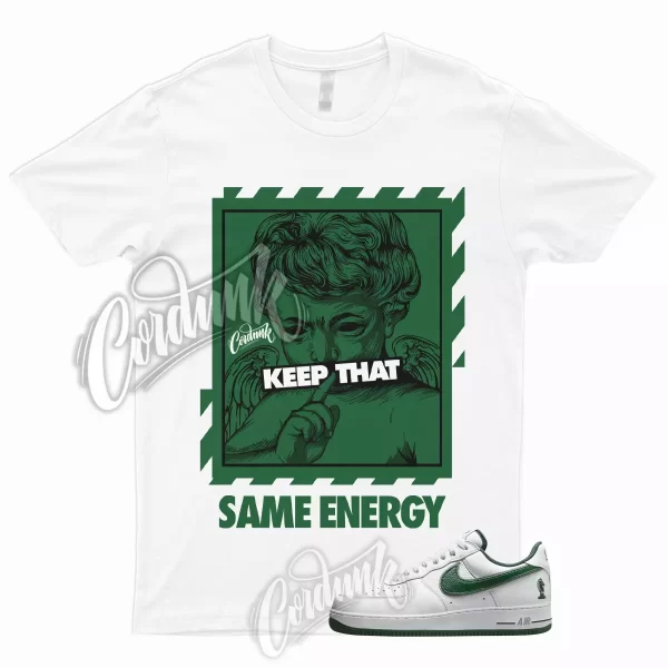 ENERGY T Shirt to Match Air Force 1 Low Four Horsemen 2023 Deep Forest Wolf Grey Jezsport.com