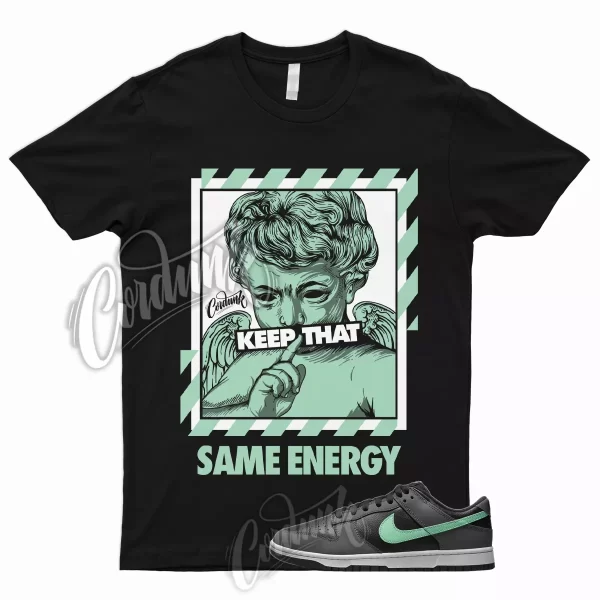 ENERGY T Shirt to Match Dunk Low Retro Green Glow Dark Grey Shadow Lime Jezsport.com