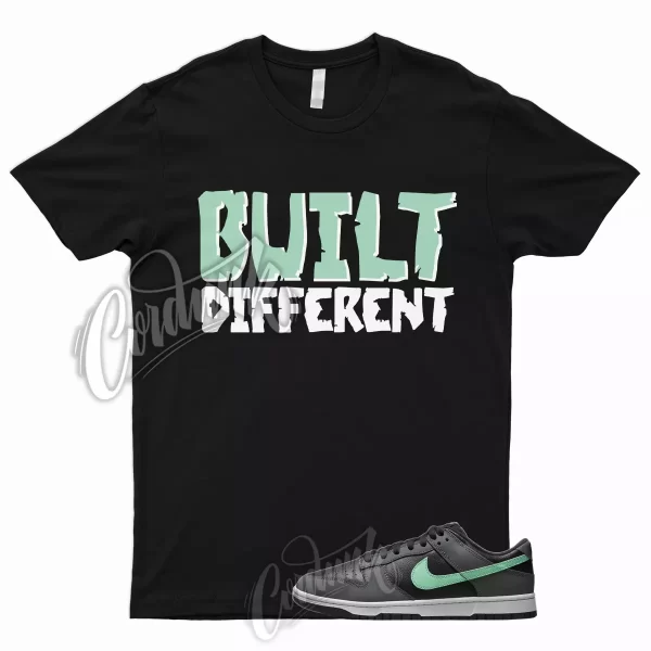 BUILT T Shirt to Match Dunk Low Retro Green Glow Dark Grey Shadow Lime Jezsport.com