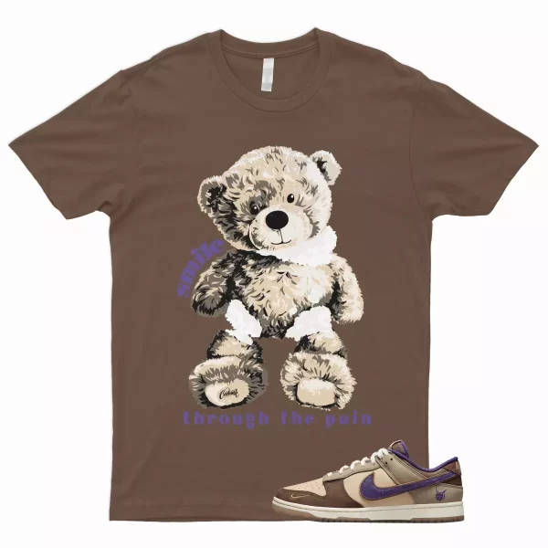 SMILE T Shirt for Dunk Low Setsubun Tan Beige Brown Court Purple Khaki Onyx 1 Jezsport.com