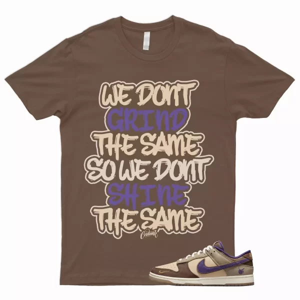 GRIND T Shirt for Dunk Low Setsubun Tan Beige Brown Court Purple Khaki Onyx 1 Jezsport.com