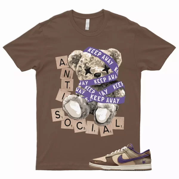 ANTI T Shirt for Dunk Low Setsubun Tan Beige Brown Court Purple Khaki Onyx 1 Jezsport.com