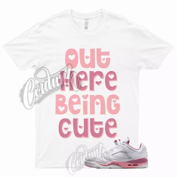 CUTE T Shirt to Match 5 Low GS Desert Berry Coral Chalk Pink Dunk Low Mid 1 Jezsport.com