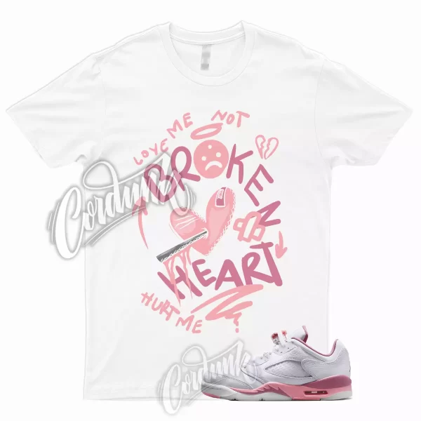 BROKEN T Shirt to Match 5 Low GS Desert Berry Coral Chalk Pink Dunk Low Mid 1 Jezsport.com