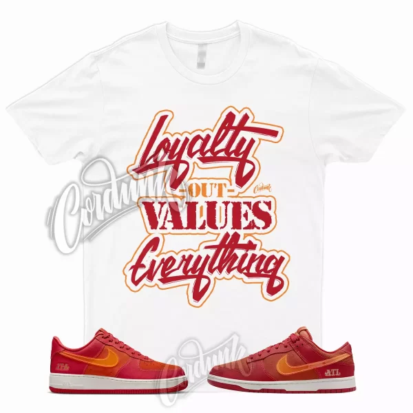 LYLTY T Shirt for Dunk Low ATL University Red Bright Crimson Atlanta Air Force 1 Jezsport.com