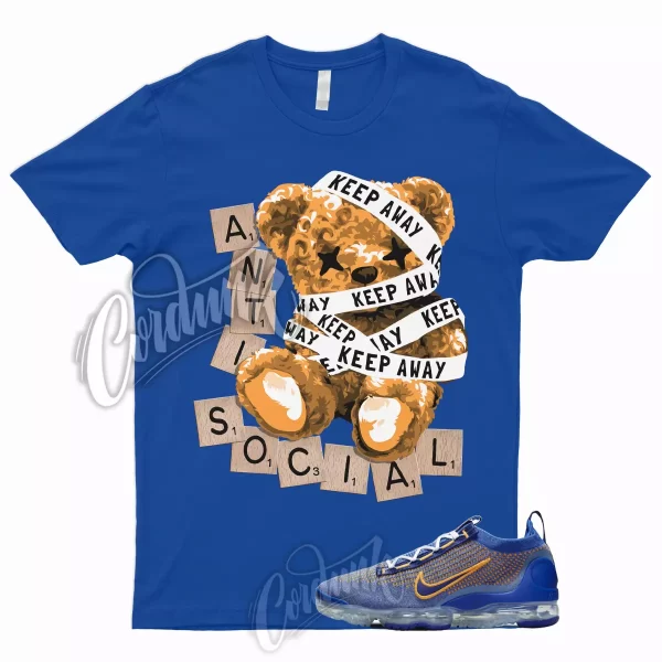 ANTI T Shirt for Vapormax Flyknit 2021 Game Royal Blue Vivid Orange Knicks 1 Jezsport.com