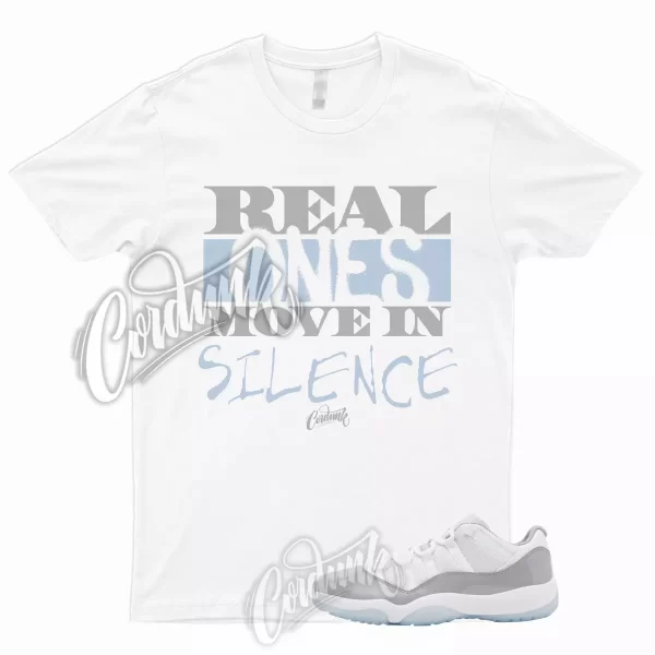 R1 T Shirt to Match 11 Low Cement Grey White University Blue Cool Gray 1 5 Dunk Jezsport.com