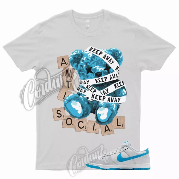 ANTI T Shirt to Match Dunk Low Pure Platinum Blue Lightning Light Bone Grey 1 Jezsport.com