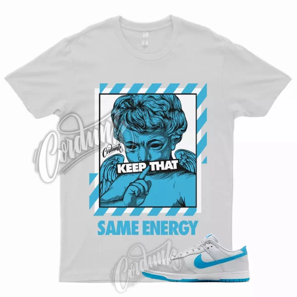 ENERGY T Shirt to Match Dunk Low Pure Platinum Blue Lightning Light Bone Grey 1 Jezsport.com