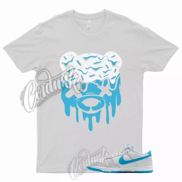 DRIPPY T Shirt to Match Dunk Low Pure Platinum Blue Lightning Light Bone Grey 1 Jezsport.com