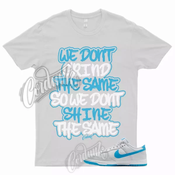 GRIND T Shirt to Match Dunk Low Pure Platinum Blue Lightning Light Bone Grey 1 Jezsport.com