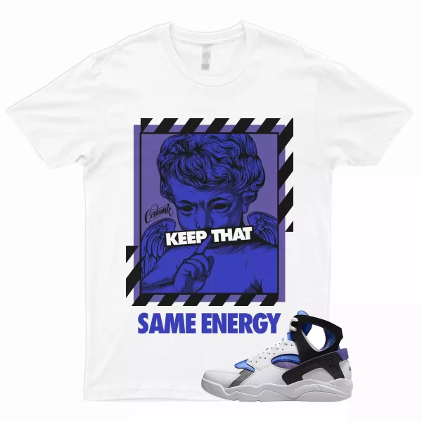 ENRGY Shirt to Match Air Flight Huarache OG Varsity Purple Royal Blue Menta Dunk Jezsport.com