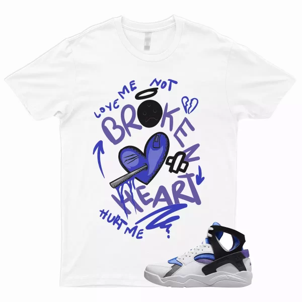 BROKE Shirt to Match Air Flight Huarache OG Varsity Purple Royal Blue Menta Dunk Jezsport.com