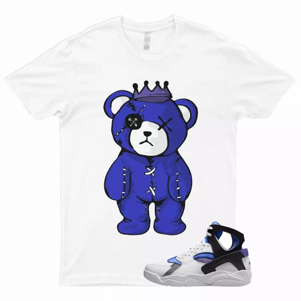 CROWN Shirt to Match Air Flight Huarache OG Varsity Purple Royal Blue Menta Dunk Jezsport.com