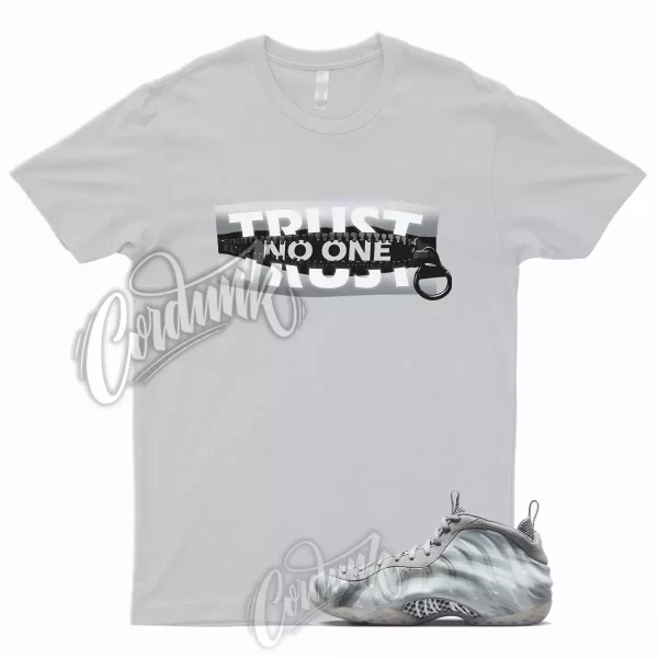 TRUST T Shirt to Match Air Foamposite One Dream A World Tech Grey Multi Color 1 Jezsport.com