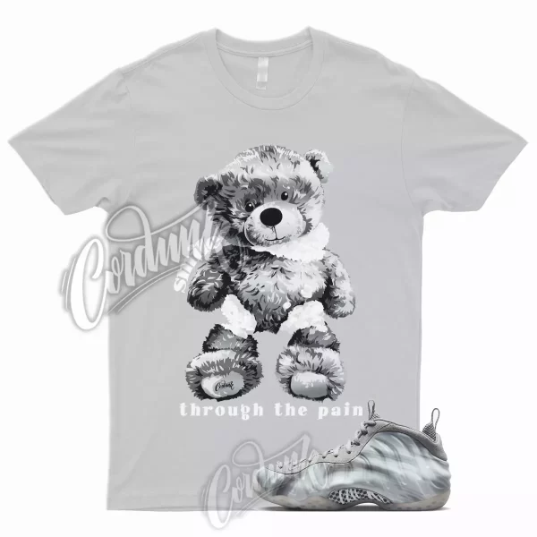 SMILE T Shirt to Match Air Foamposite One Dream A World Tech Grey Multi Color 1 Jezsport.com