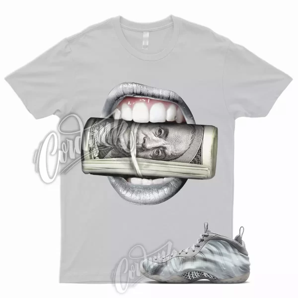 ROLL T Shirt to Match Air Foamposite One Dream A World Tech Grey Multi Color 1 Jezsport.com