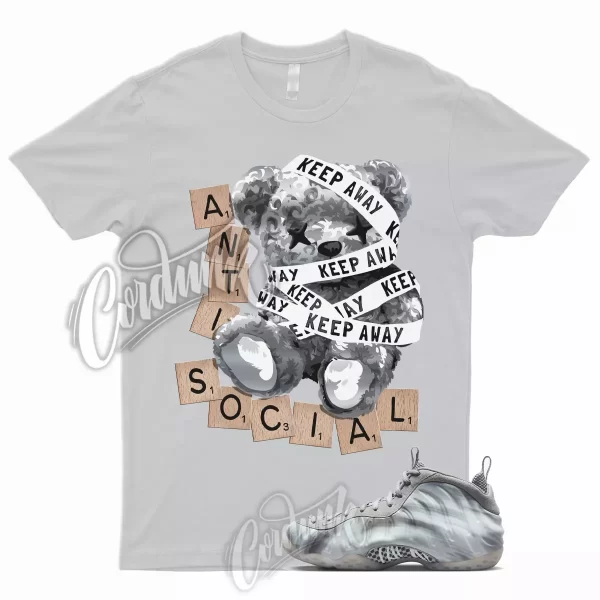 ANTI T Shirt to Match Air Foamposite One Dream A World Tech Grey Multi Color 1 Jezsport.com