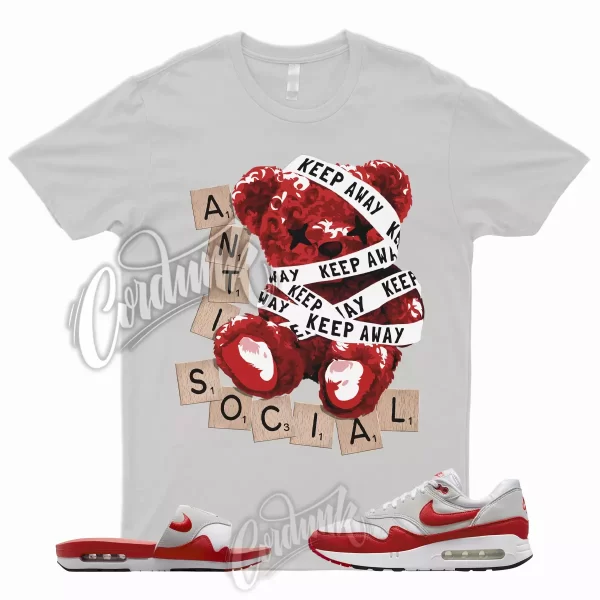 ANTI Shirt to Match Air Max 1 '86 OG Big Bubble University Red Slide Sport Grey Jezsport.com