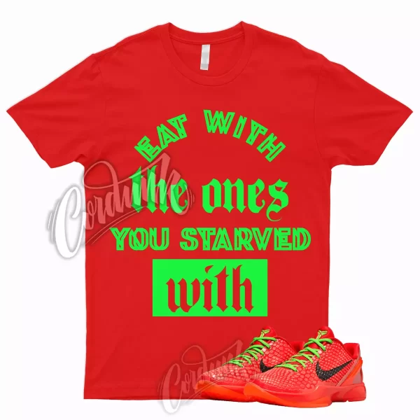 STRVD TShirt to Match 6 Christmas Bright Crimson Red Electric Green Neon Reverse Jezsport.com