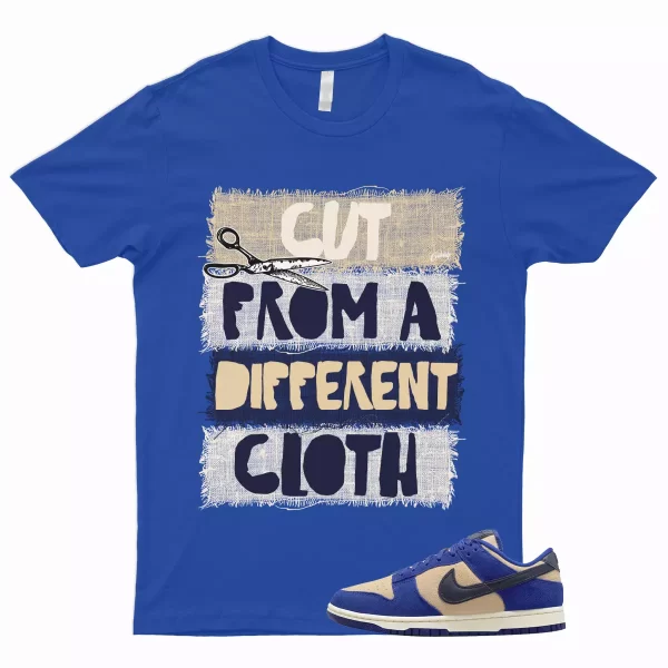 CUT T Shirt to Match Dunk Low Blue Suede Tan Cream Midnight Navy Royal 1 Bagel Jezsport.com