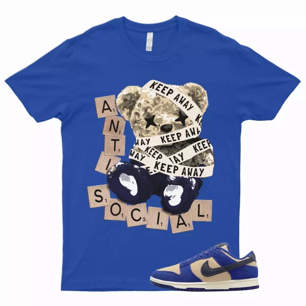 ANTI T Shirt to Match Dunk Low Blue Suede Tan Cream Midnight Navy Royal 1 Bagel Jezsport.com