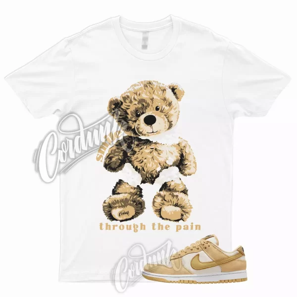 SMILE T Shirt to Match Dunk Low WMNS Gold Suede Celestial Wheat Midnight Navy 1 Jezsport.com