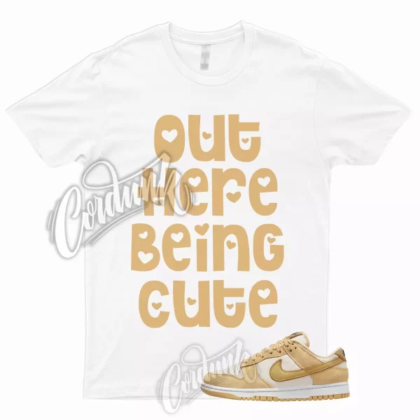 CUTE T Shirt to Match Dunk Low WMNS Gold Suede Celestial Wheat Midnight Navy 1 Jezsport.com