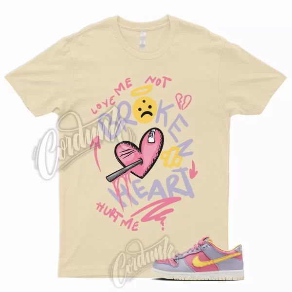 BROKEN Shirt for Dunk Low GS Pink Purple Orange Pure Platinum Playful Mid High 1 Jezsport.com