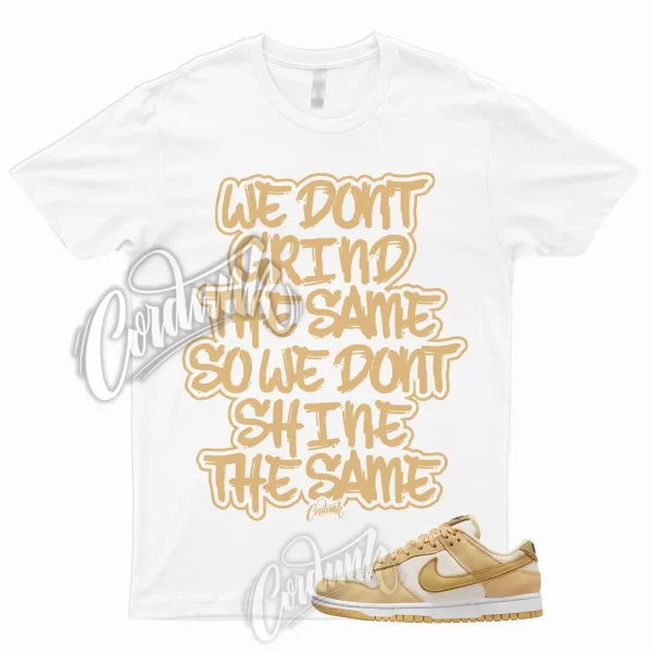 GRIND T Shirt to Match Dunk Low WMNS Gold Suede Celestial Wheat Midnight Navy 1 Jezsport.com