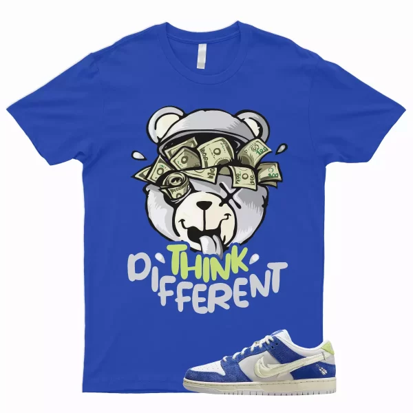 THINK Shirt to Match SB Dunk Low Fly Gardenia Game Royal Sail Grey Fog Street 1 Jezsport.com