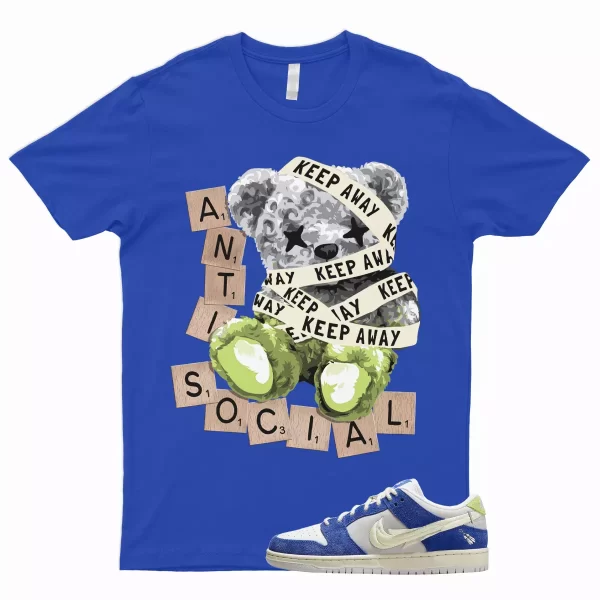 ANTI T Shirt to Match SB Dunk Low Fly Gardenia Game Royal Sail Grey Fog Street 1 Jezsport.com