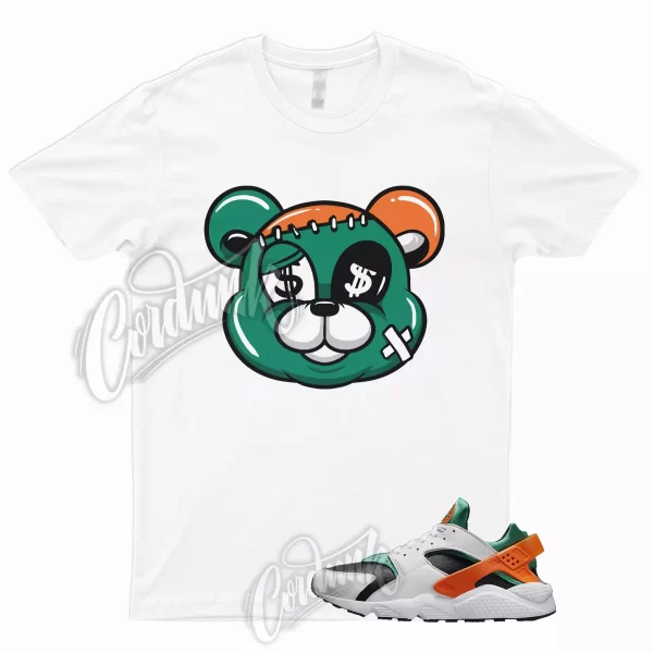 STITCH Shirt to Match Air Huarache Miami Orange Stadium Green Safety Hurricanes Jezsport.com