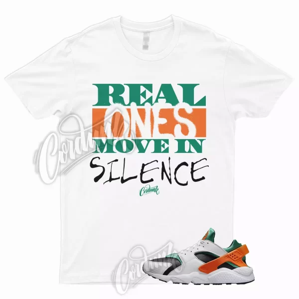 R1 T Shirt to Match Air Huarache Miami Orange Stadium Green Safety Hurricanes Jezsport.com