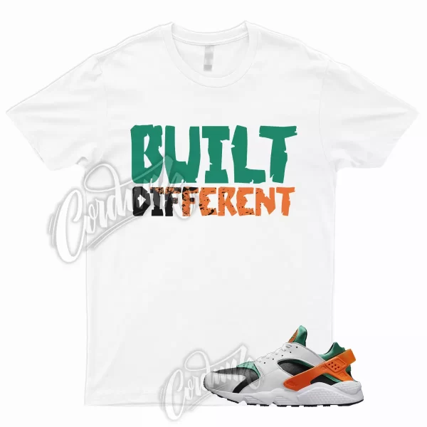 BUILT T Shirt to Match Air Huarache Miami Orange Stadium Green Safety Hurricanes Jezsport.com