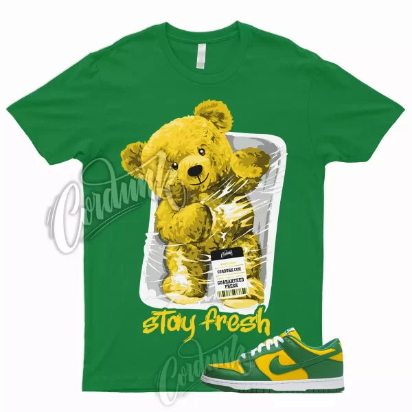 STAY T Shirt to Match Dunk Low Brazil Green Pine Varsity Maize Yellow Reverse 1 Jezsport.com