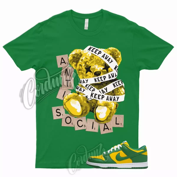 ANTI T Shirt to Match Dunk Low Brazil Green Pine Varsity Maize Yellow Reverse 1 Jezsport.com