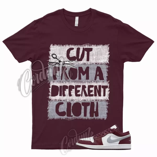 CUT T Shirt to Match 1 Low Bordeaux Maroon Cherrywood Red White Cement Grey 6 Jezsport.com