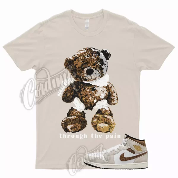 SMILE T Shirt to Match 1 Mid Brown Elephant Orewood Brown Light British Tan Sail Jezsport.com