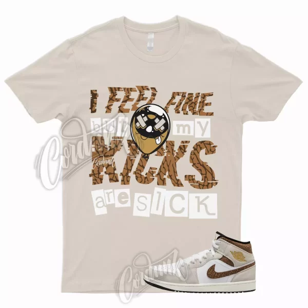 SICK T Shirt to Match 1 Mid Brown Elephant Orewood Brown Light British Tan Sail Jezsport.com