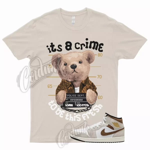 CRIME T Shirt to Match 1 Mid Brown Elephant Orewood Brown Light British Tan Sail Jezsport.com