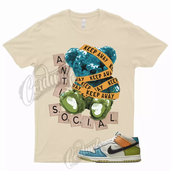 ANTI T Shirt to Match Dunk Mid Pale Ivory Mineral Teal Moss Alpha Orange Gold 1 Jezsport.com