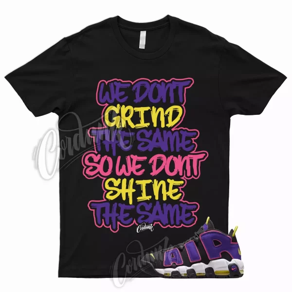 GRIND T Shirt to Match Air More Uptempo '96 Court Purple Hyper Pink Multi Color Jezsport.com